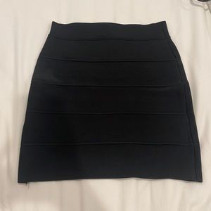 Bcbgmaxazria Black bandage skirt